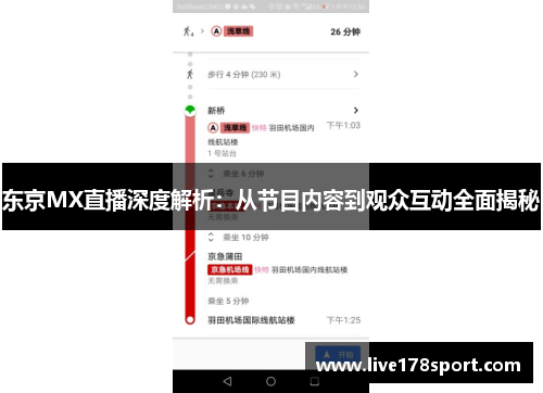 东京MX直播深度解析：从节目内容到观众互动全面揭秘
